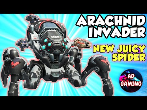 ARACHNID Invader New Big Juicy Spider :) - War Robots Maxed Mk2 Gameplay