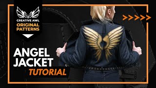 How to make Angel Leather Jacket. DIY