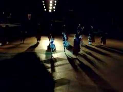 Branch 23 Legion Pipes and Drums Orange and Blue