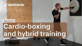 SESSION - Cardio-Boxing with Wall Punch Intermediate Level (18 min) 🥊 | Decathlon
