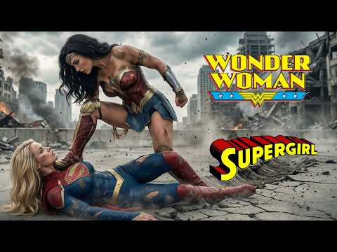 SUPERGIRL vs WONDER WOMAN: The Brutal Fight for the Spark of Zeus