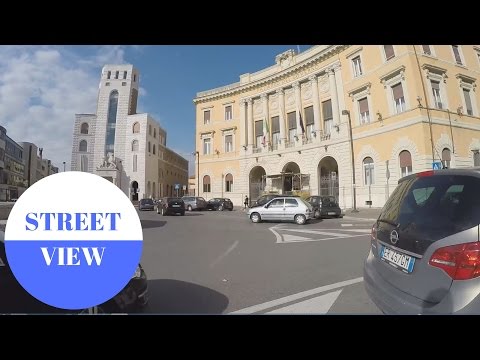 STREET VIEW: Grosseto in der Toskana in ITALY