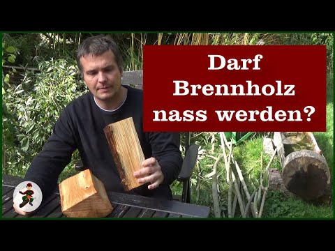 Is it okay for firewood to get wet?