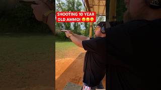 Firing ammo that’s been poorly stored for over a decade! 🤯🫢 I hope nothing goes wrong. #gun #shoot