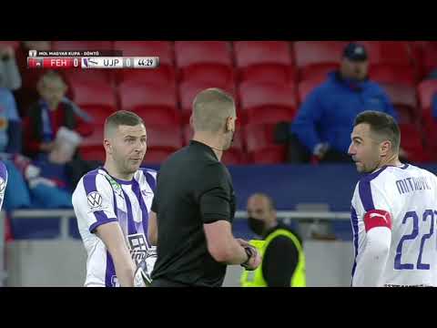 Újpest MOL fehérvár magyar kupa döntő balhé