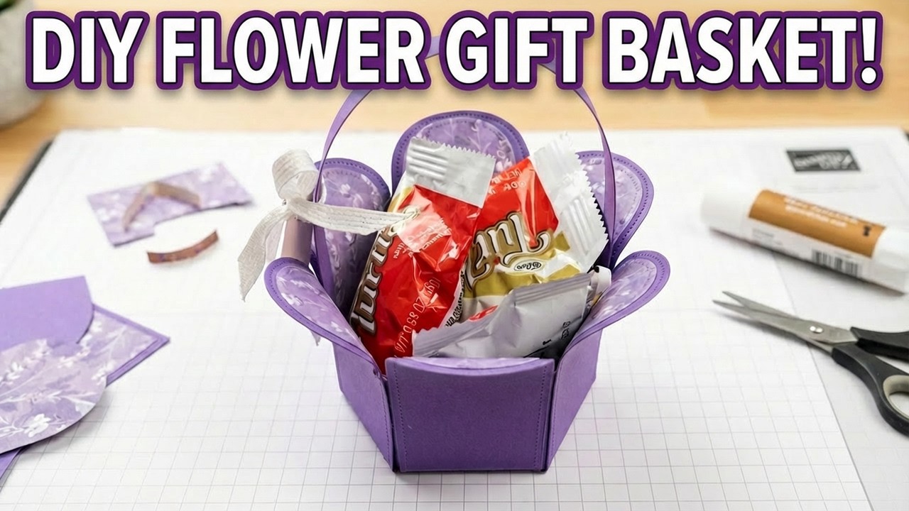 This DIY Flower Basket makes the Cutest Mothers Day Gift!
