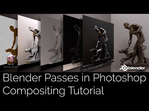 Exr-IO Blender Photoshop Compositing Tutorial