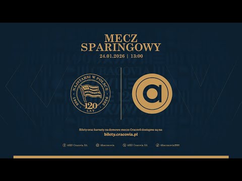 [TRANSMISJA] Sparing: Cracovia - Artis Brno (24.01.2026)