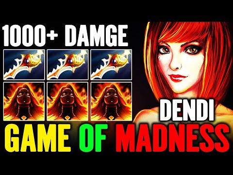 Speed + Damage Brutal Build Dendi 3x Rapier 1000+ Damage Dota 2