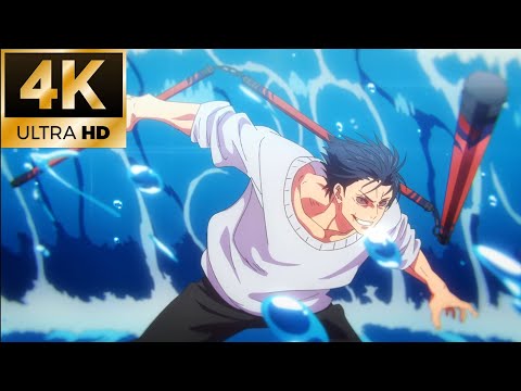 Toji Vs Dagon English Dub | Jujutsu Kaisen (4K)