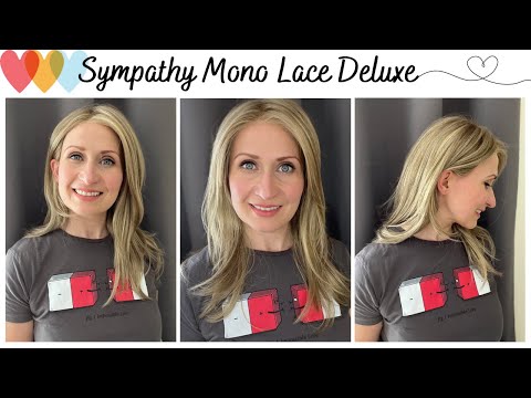Great Quality wig! SYMPATHY MONO LACE DELUXE by Gisela Mayer in 14-26R #wigreview #petiteaverage
