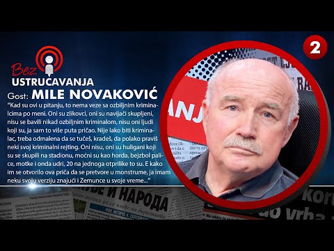 BEZ USTRUČAVANJA - Mile Novaković: Očigledno je da su država, MUP i BIA bili povezani sa Belivukom!