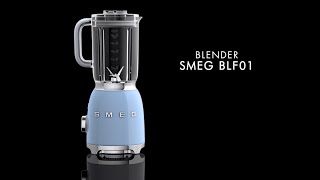 Stolný mixer Smeg BLF03BLEU čierna