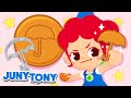 Dalgona Korean Toffee Candy We Have Fun Shapes Food Song Kids Songs JunyTony