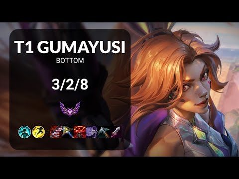 T1 Gumayusi Miss Fortune vs Draven BOTTOM - KR  Patch 14.16