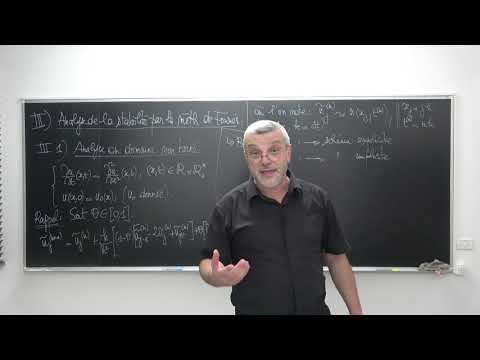 ANUMEDP Cours 10 - Stabilité par analyse de Fourier.
