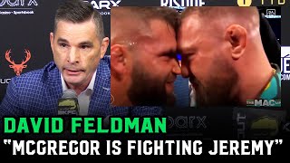 'Conor McGregor wants to fight Jeremy Stephens' - David Feldman | Post Fight Press Conference