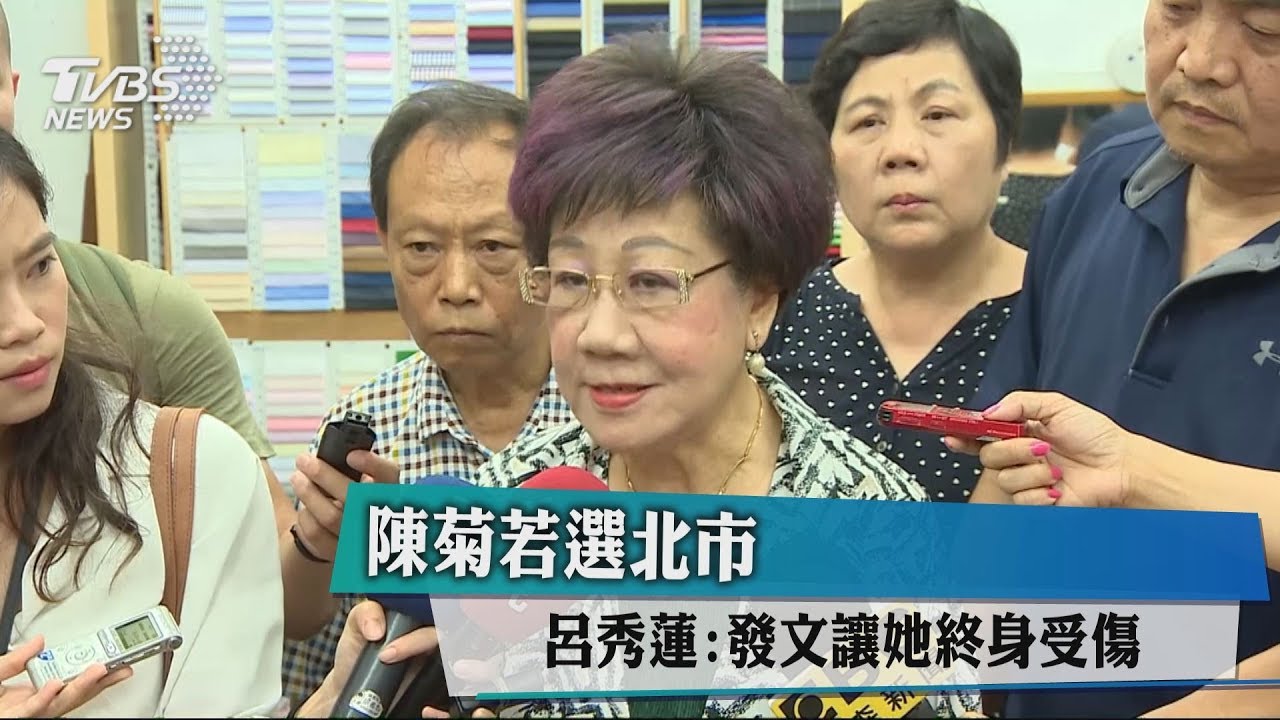 陳菊若選北市 呂秀蓮:發文讓她終身受傷