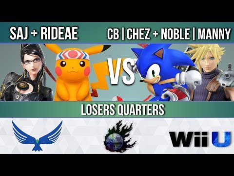 EagleLAN 2017 - Rideae + Saj vs. Noble | Manny + CB | Chez - Losers Quarters - Smash Wii U