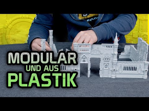 Modular, aus Plastik und ein HAKEN | Tabletop Terrain für u.a. 40K | Review | Rampart | DICED