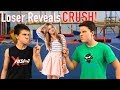 CRUSH REVEAL! Back flip battle! Loser Reveals Crush!
