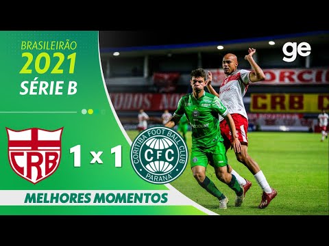 Gols e lances de CRB x Coritiba