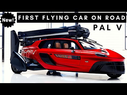 WORLD'S FIRST FLYING CAR PAL V LIBERTY (APPROVED ON EUROPEAN ROAD)