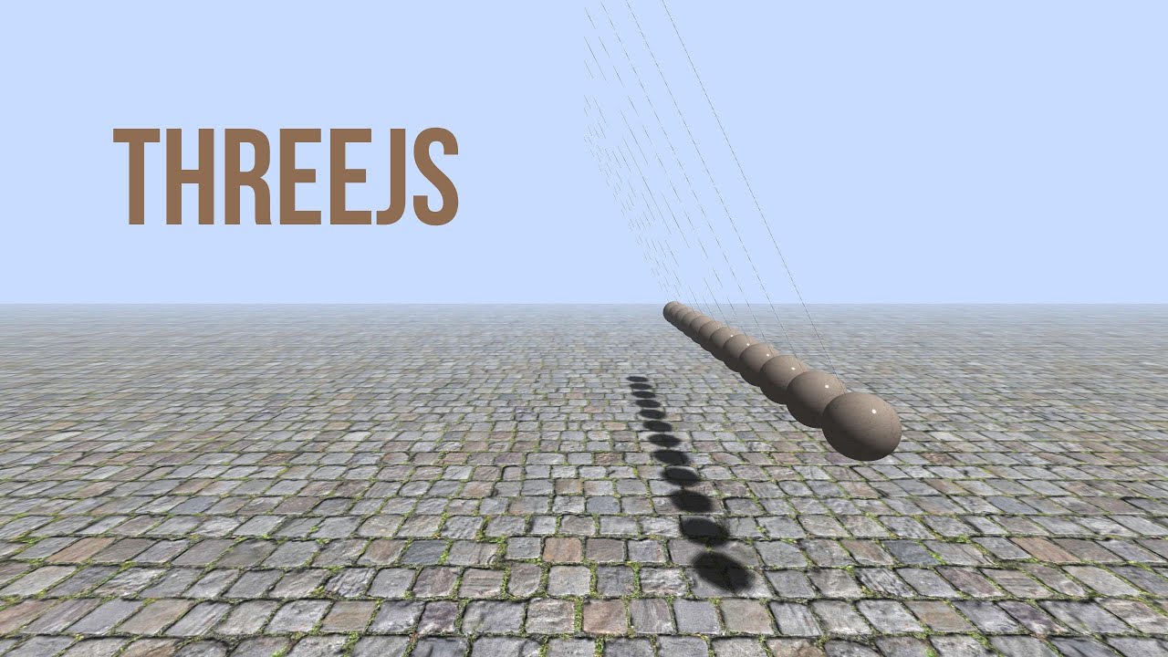 Having fun with pendulums in ThreeJs.