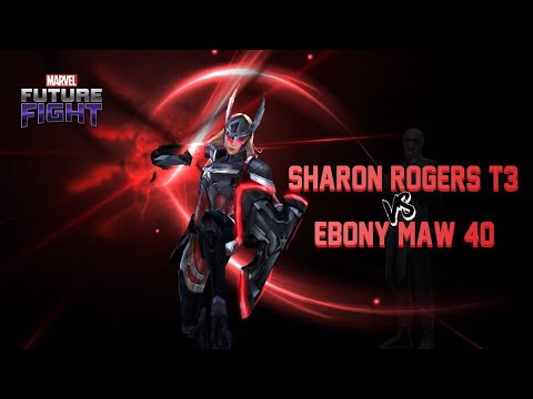 Sharon Rogers T3 Vs Ebony Maw Stage 40 - Marvel Future Fight