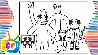 Roblox Rainbow Friends Coloring pages/Roblox Rainbow friends all five/ Tobu -Candyland [NCS Release]