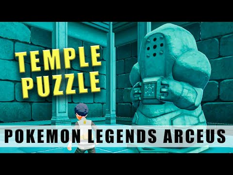 Pokémon Legends Arceus Snowpoint Temple puzzle