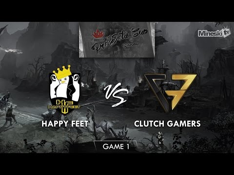 Clutch Gamers vs Happy Feet | Pro Dota Cup 2017 : Sea Qualifiers #4 | Lower Finals | Game 1