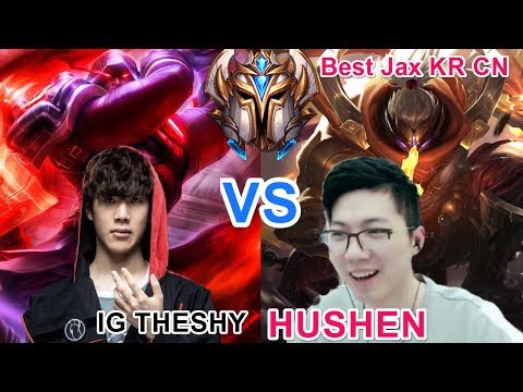 When IG The shy meets Hushen Best Jax KR CN in KR SoloQ 2019
