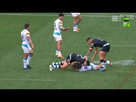 Shocking moment Kevin Proctor BITES opponent during NRL game