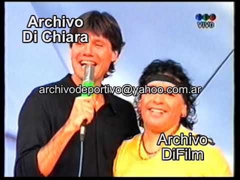 Marcelo Tinelli Taxi Boys con Diego Maradona 2001 V-01269 DiFilm