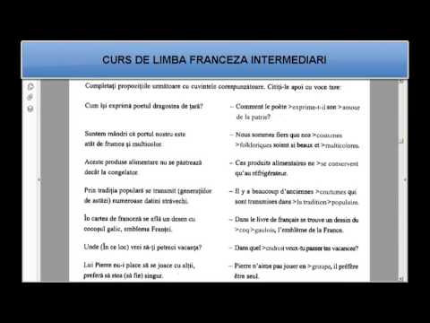French language course Intermediate (topic+vocabulary) - Lesson 29