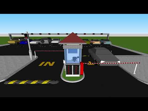 BG108 : Parking Barrier Automated Boom Gate