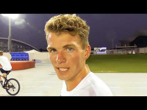 Andy Butchart Trains at Holding Camp