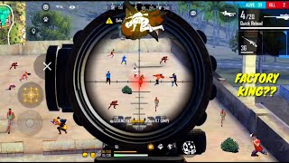 FREE FIRE KING OF FACTORY ROOF FIST FIGHT SOLO THI