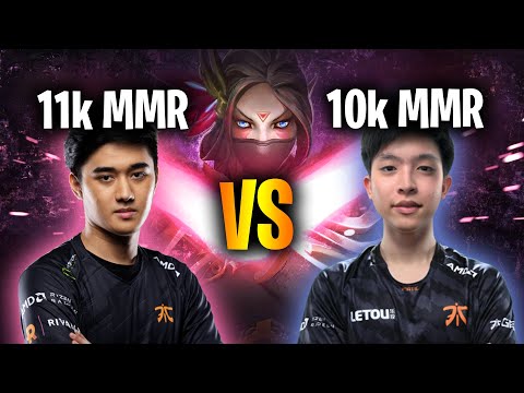 ABED VS 23SAVAGE - HOW 11K MMR PLAY AGAINST 10K MMR ON MID