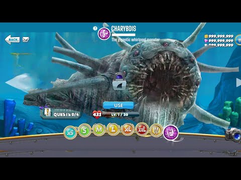 CHARYBDIS in HUNGRY SHARK WORLD EVOLUTION?? Update Coming Soon - Unlock All Shark