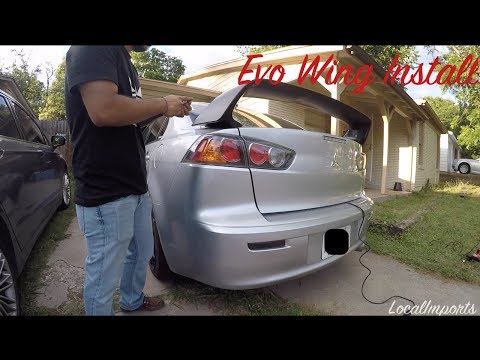 Evo Wing Install