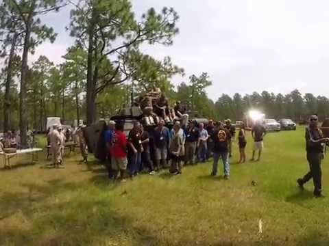 Destroyers Chapter getting on the pig.