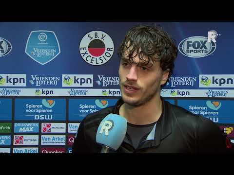 Jurgen Mattheij na afloop van Excelsior-FC Groningen