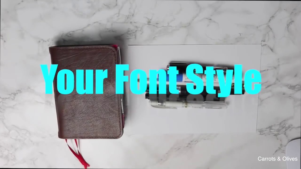 7 Favorite Fonts  for Journaling & Planning| How To| Free Download
