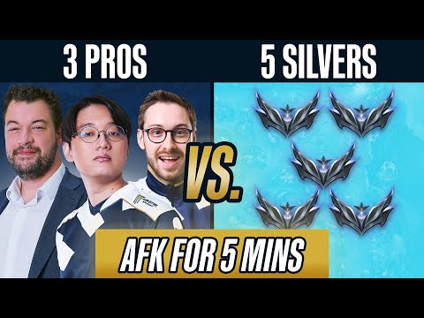 3v5 but Pros Go AFK For 5 Minutes