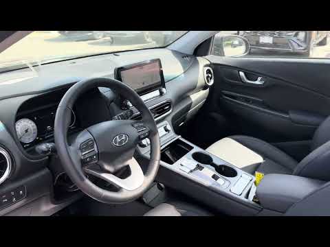 2023 Hyundai Kona Electric Ultimate FWD in Gray for sale at Abbotsford Hyundai in Abbotsford, BC