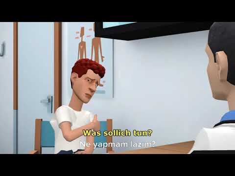 Almanca Diyaloglar | Doktor Hasta Diyaloğu (Türkçe & Almanca Altyazılı)
