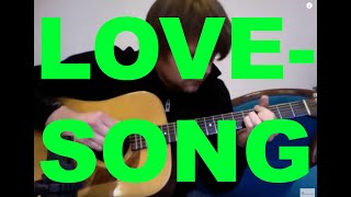 LOVESONG (The Cure/Adele) - David Plate Solo Guitar