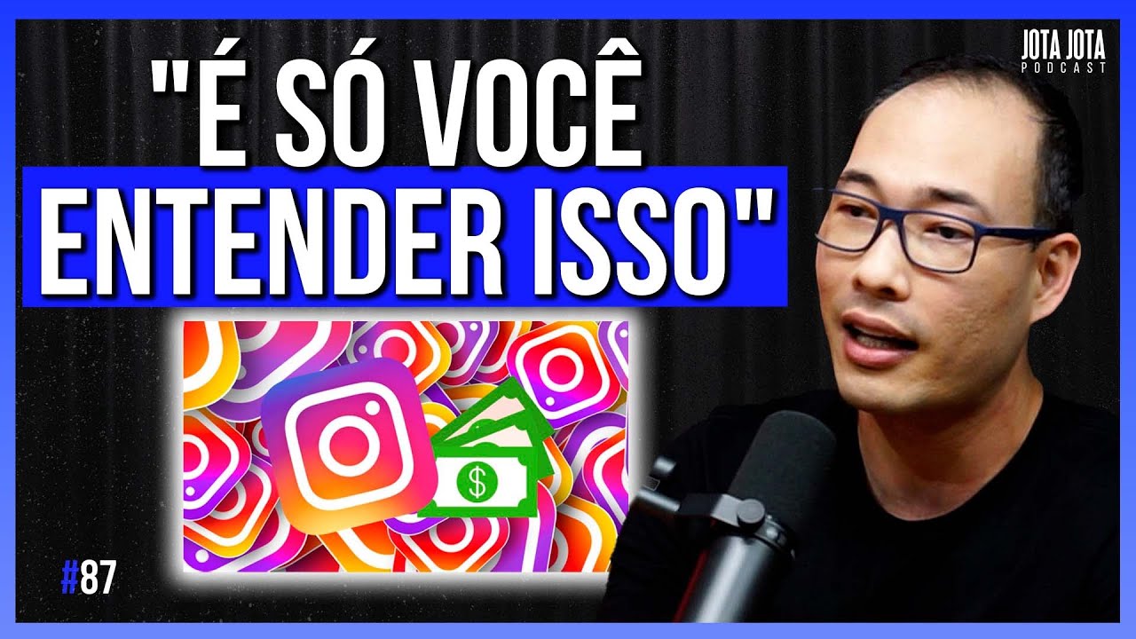 COMO GANHAR DINHEIRO COM INSTAGRAM, TIKTOK E YOUTUBE?  (Rafael Kiso) | JOTA JOTA PODCAST #87